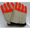 Cow Grain Leather Drivers' Glove with Keystone Thumb